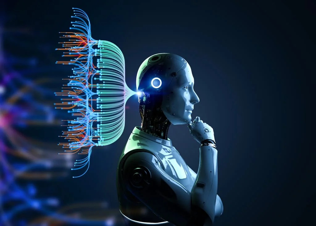 AI analyzing streams of business data