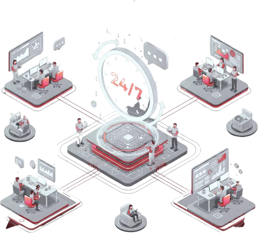 24/7 managed operations illustration