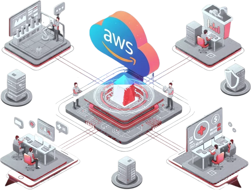 Amazon Web Services consulting illustration