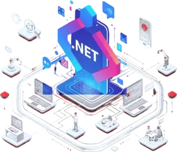 Application build and delivery illustration