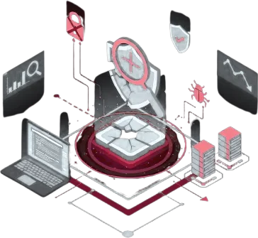 Penetration testing illustration