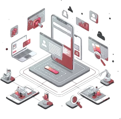 UI and UX design illustration